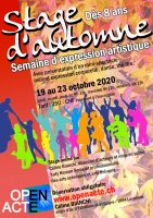 Stage d'automne 2020 - 19 au 23 octobre 2020