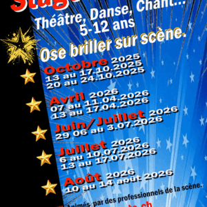 Camp d’automne MINI n°1 – octobre 2025 – du 13 au 17.10.2025 avec spectacle